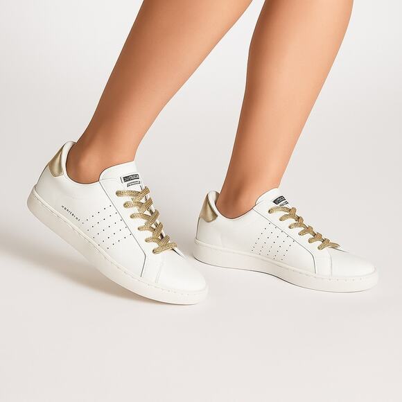 Vintage Havana White Sneakers Gold Star Jess Size 8.5 NEW - Picture 15 of 15